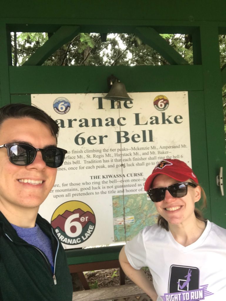 hiking the saranac 6 with kari